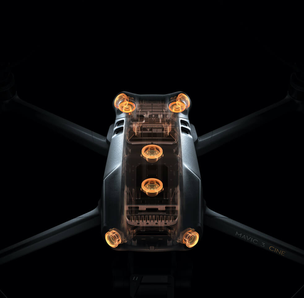 DJI Mavic 3 Drone - Omnidirektionelt Sensorsystem
