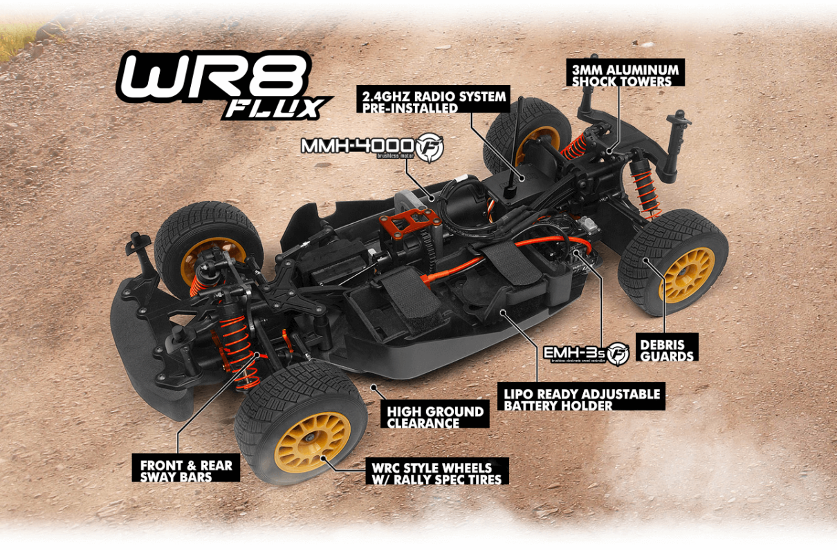 HPI Racing - WR8 Flux - Fjernstyret bil